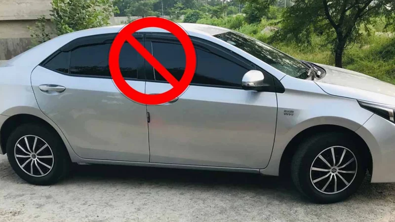 Islamabad Police Takes Action Against Vehicles with Tinted Windows & Fancy Number Plates