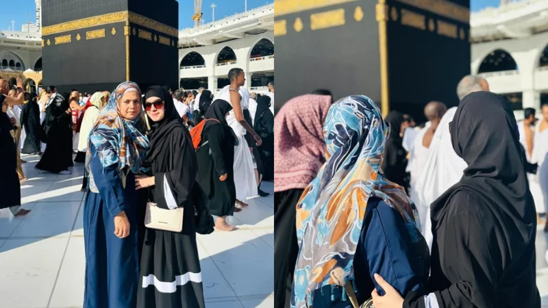 Arisha Razi Khan shares Umrah pictures with her mother