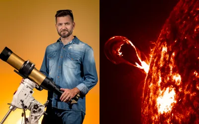 Astronomer Captures Sun's Spectacular Loops Post-Explosion