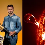 Astronomer Captures Sun's Spectacular Loops Post-Explosion