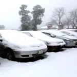 Tourist entry restricted in Murree amidst heavy snowfall