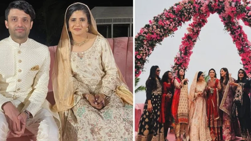 Cricketer Javeria Khan ties knot in lavish wedding ceremony