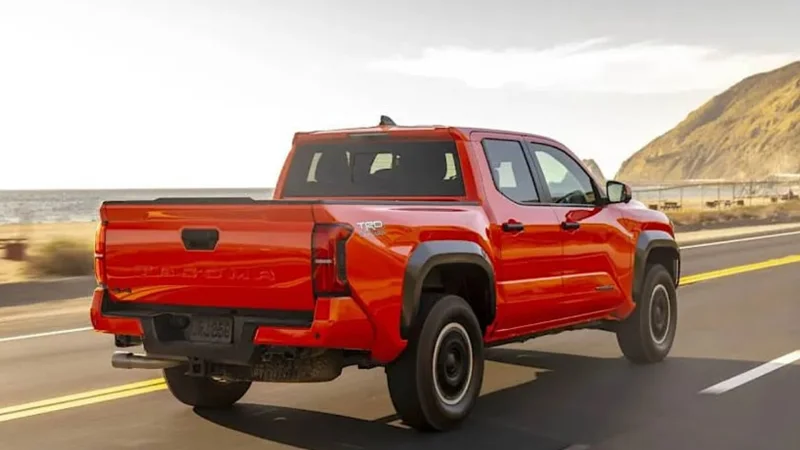 Toyota Introduces New Pickup Design to Secure Items in Back