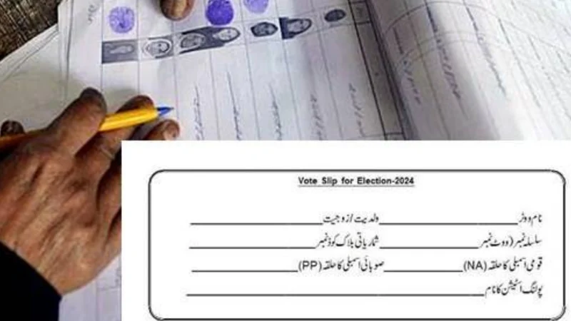 Voter Slip for Pakistan Elections 2024: check details here