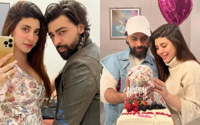 Urwa Hocane and Farhan Saeed celebrate their daughter Aara’s first month