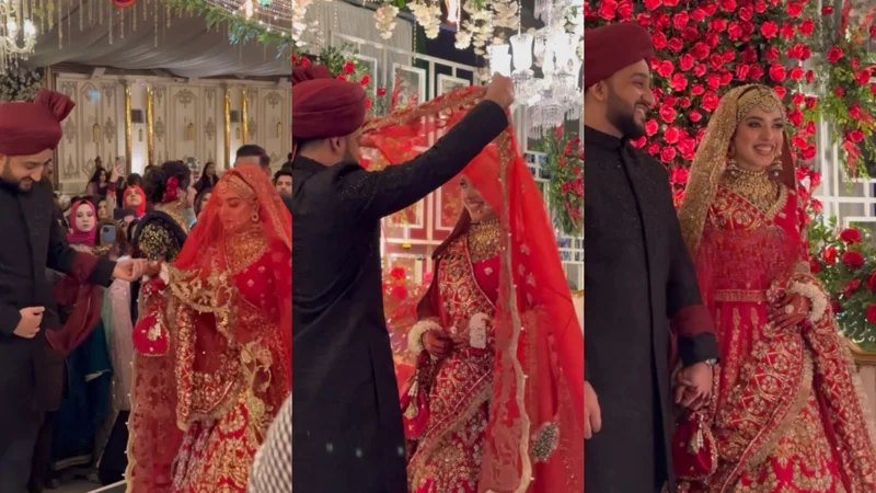 Arisha Razi & Abdullah Farrukh adorable couple moments from their Shendi