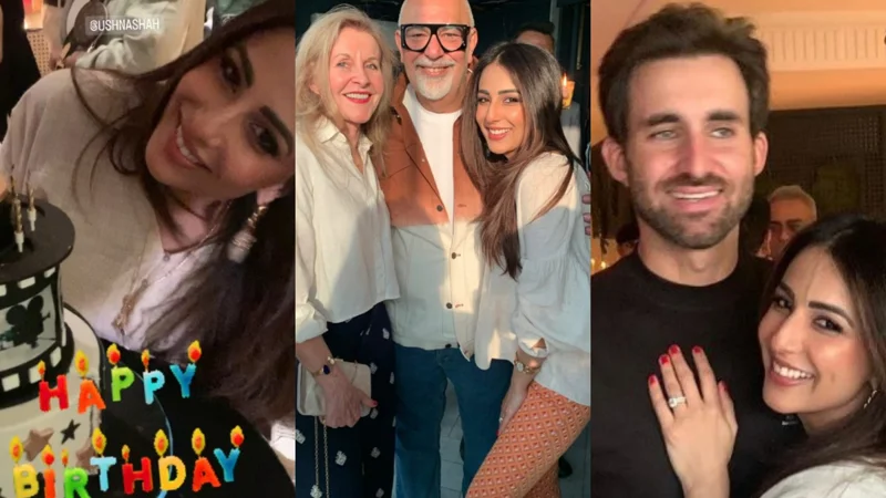 Ushna Shah's husband throws birthday celebration for her