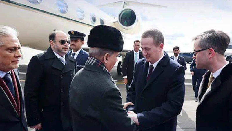 PM Shehbaz Sharif reaches Belarus on official visit