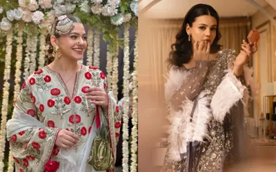 Zara Noor Abbas critiques her fashion choices at brother’s Reception