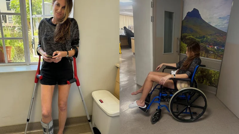 Jemima Goldsmith sustains injury after hiking accident in Cape Town
