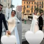Cairo couple holds unusual wedding on street, video goes viral