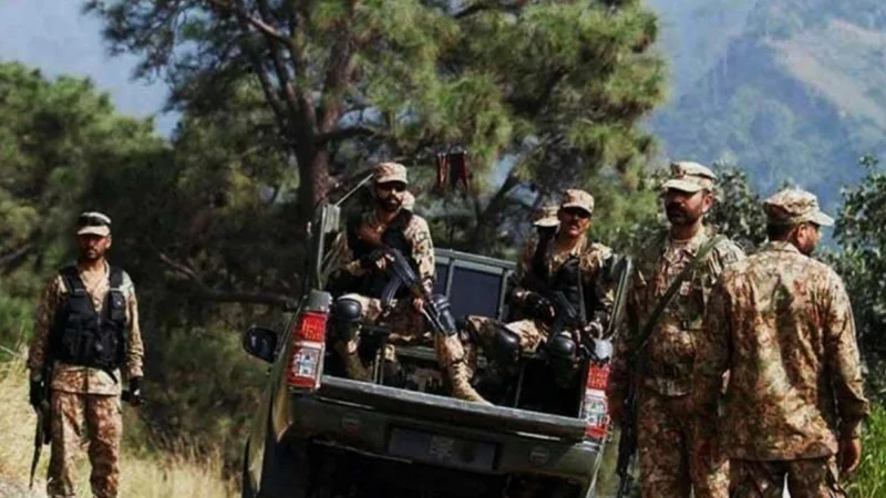 Two soldiers martyred, nine terrorists killed in two separate KP IBOs