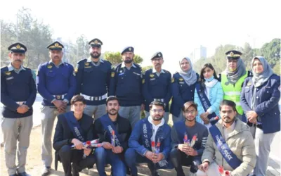 ITP launches flower and candy campaign for traffic awareness