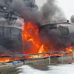 Drone attack sets Russian oil depot on fire, reports claim