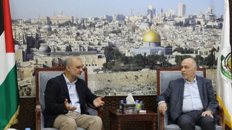 Hafiz Naeem meets Hamas leader Hasan Darwish in Qatar
