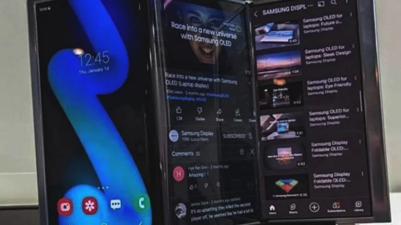 Samsung tri-fold phone