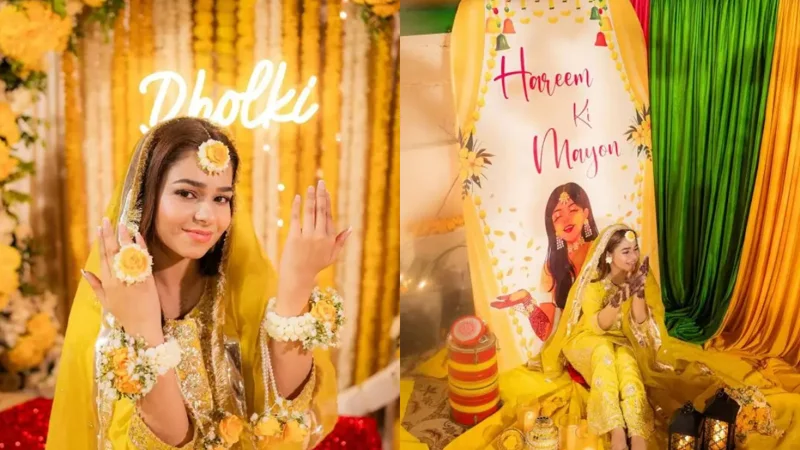 Hareem Sohail radiates beauty in her Mayoun Ceremony pictures