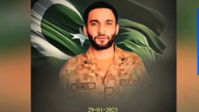 Funeral prayer of Major Hamza Israr offered at Chaklala Garrison