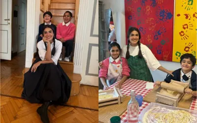 See Photos: Ayeza Khan enjoys quality time with her children in Italy