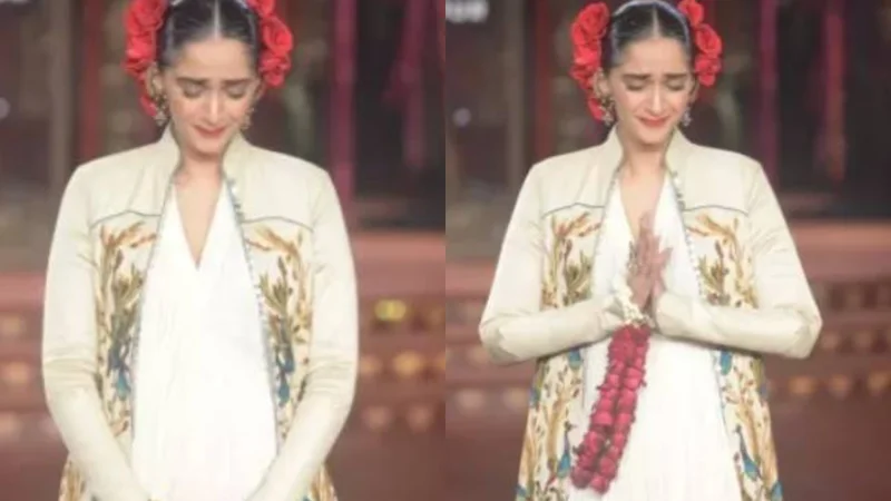 Sonam Kapoor receives backlash for breaking down during ramp walk