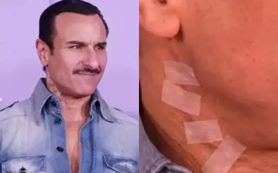Saif Ali Khan’s visible neck scars go viral in first public appearance after attack