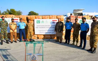 Pakistan dispatches aid shipment for Lebanon, Gaza, Syria