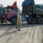 Transporters protest on national highway over vehicle burning