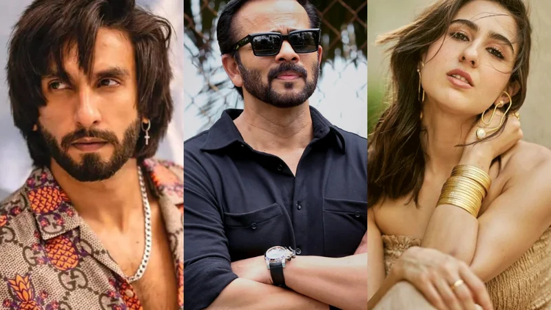 Rohit Shetty teases new project with Ranveer Singh, Sara Ali Khan