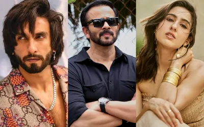 Rohit Shetty teases new project with Ranveer Singh, Sara Ali Khan