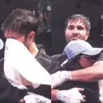 Feroze Khan’s wife rushes to comfort him after boxing loss to Rahim Pardesi