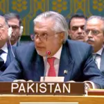 Dar raises Kashmir dispute at meeting with UN chief