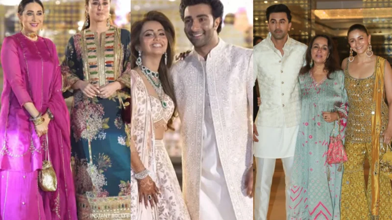 Aadar Jain, Alekha Advani’s Mehendi: Ranbir, Alia, Kareena, and others hit the dance floor