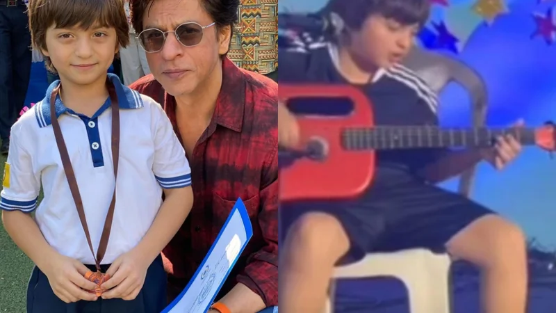 Shah Rukh Khan's son AbRam Khan leaves everyone impressed with his guitar skills: Watch
