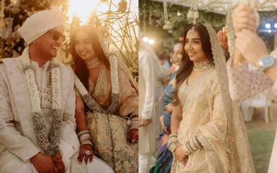 'Mismatched' fame Prajakta Koli ties the knot with Vrishank Khanal in dazzling sunset ceremony