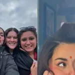 Hania Aamir embraces festive spirit, Wears Bindi for holi wishes