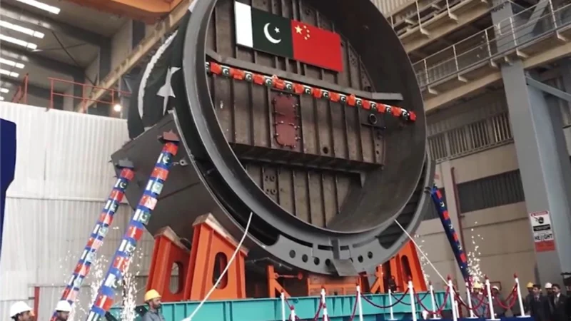 Pakistan Navy launches second Hangor-class submarine in China