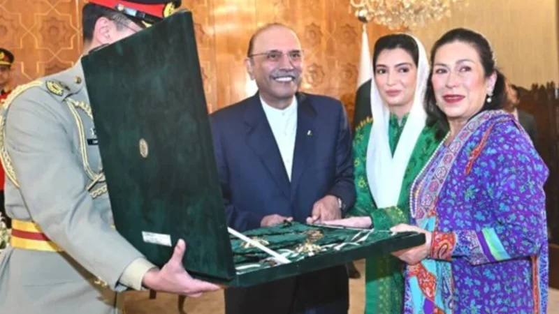 President Asif Zardari confers civil awards upon 69 recipients