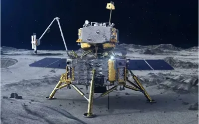 China claims that spacecraft successfully lands on moon's far side