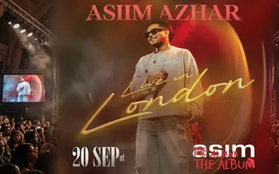 Asim Azhar announces his biggest international concert in London