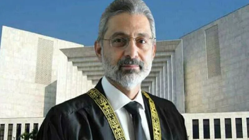 CJP Isa criticises PTI for not holding intra-party polls