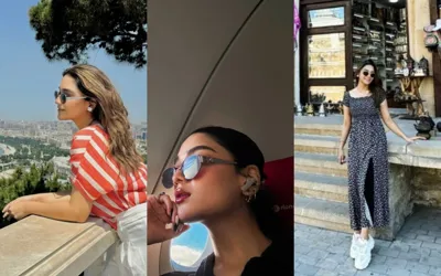 Romaisa Khan ravishing pictures from Baku, Azerbaijan