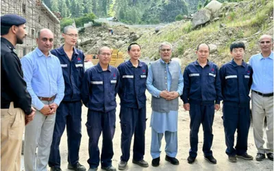 Deputy PM Dar visits Jagran-2 Hydropower project