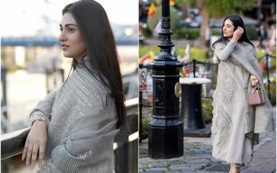 See Photos: Sarah Khan Gorgeous Clicks From Baku & UK