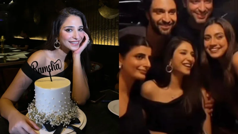Ramsha Khan celebrate her birthday bash with close friends
