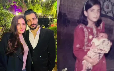 Fazeela Abbasi shares heartwarming childhood picture with her little brother Hamza Ali Abbasi