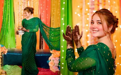 Tiktoker Rabeeca Khan dazzles with her performance on "Mehndi Laga Kay Rakhna" song