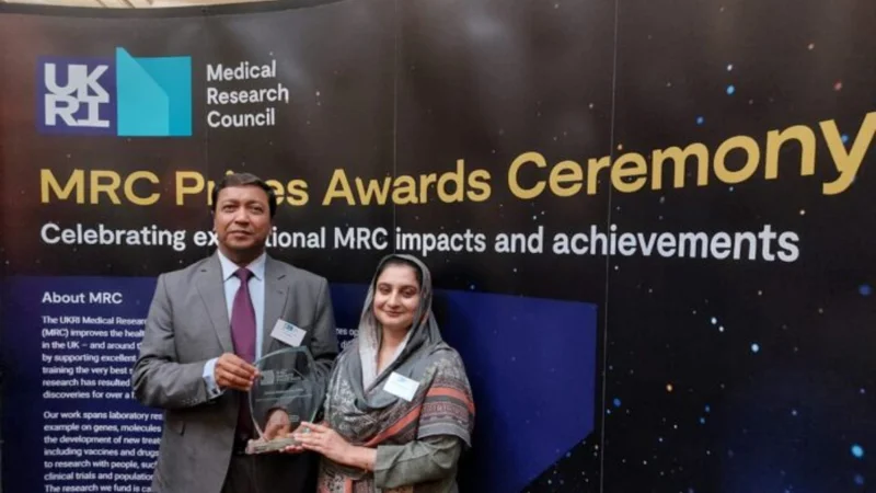 Pakistani researchers win prestigious UK Award for outstanding team impact