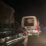 Four cops killed as mobile overturns in Kandhkot