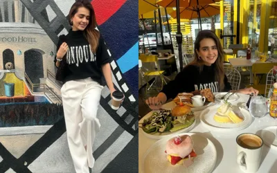 Sumbul Iqbal Visits the Hollywood Walk of Fame in California, Shares Photos