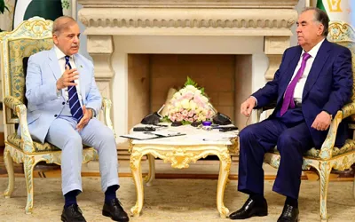 PM Shehbaz, Tajik President discuss areas of mutual cooperation